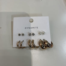 Load image into Gallery viewer, Dynamite hoops/studs earring set
