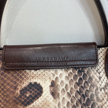 Load image into Gallery viewer, Longchamp snake print tote *As Is-stained lining
