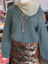 Irelands Eye Knit Sweater M