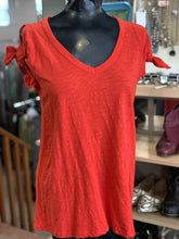 Load image into Gallery viewer, Left Of Center tie sleeves Top NWT M
