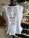 Zara Embroidered Top XL