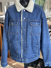 Load image into Gallery viewer, OVO Lined Denim Jacket L (unisex)
