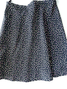 Thomas Burberry Floral Skirt Vintage 44