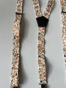 Floral Suspenders Adjustable