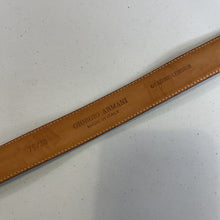Load image into Gallery viewer, Giorgio Armani Belt Leather Vintage 75/30
