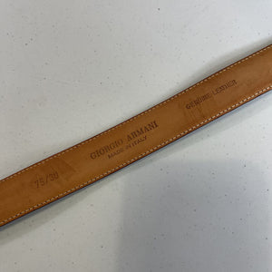Giorgio Armani Belt Leather Vintage 75/30
