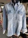 Zara denim jacket NWT L