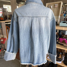 Load image into Gallery viewer, Zara denim jacket NWT L
