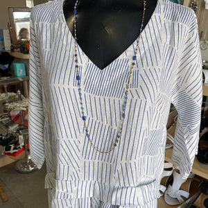Kokomarina striped linen dress M