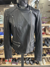 Load image into Gallery viewer, Zara Pleather Jacket L
