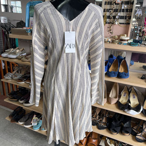 Zara Striped Dress S NWT