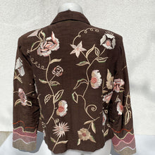 Load image into Gallery viewer, Entice Sequin embroidered vintage blazer M
