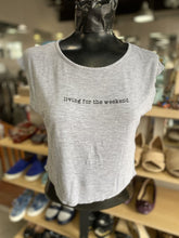 Load image into Gallery viewer, H&amp;M Living for the weekend Top short sleeve S
