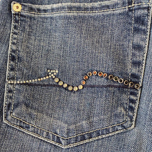 Load image into Gallery viewer, Seven for All mankind Roxanne studded vintage jeans 28
