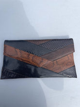 Load image into Gallery viewer, Calego snake skin vintage clutch
