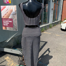 Load image into Gallery viewer, Zara striped split dress S
