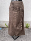 Animale linen skirt 8