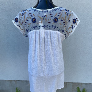 Lucky Brand floral shoulder top S