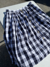 Load image into Gallery viewer, J Crew Gingham skirt M
