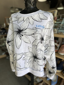 Levis floral crewneck L