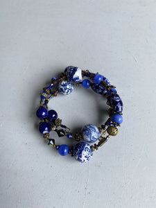 Multi bead wrap bracelet