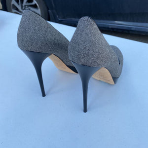 Jimmy Choo wool/leather heels 39.5