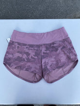 Load image into Gallery viewer, Lululemon camo lined shorts 6
