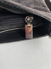 Load image into Gallery viewer, Celine leather trim vintage shoulder bag

