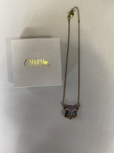 Load image into Gallery viewer, Betsey Johnson cat necklace
