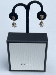 Gucci clip on pearl earrings