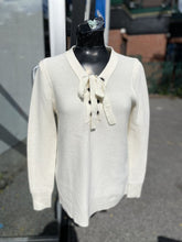 Load image into Gallery viewer, Banana Republic lace up sweater M
