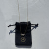 Mejuri Chain w small crystal pendent