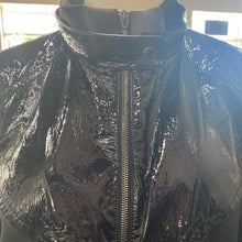 Load image into Gallery viewer, Marccain pleather/scuba patent jacket NWT 5(L/XL)
