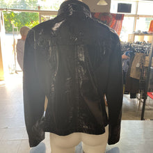 Load image into Gallery viewer, Marccain pleather/scuba patent jacket NWT 5(L/XL)
