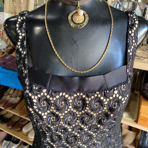 Elie Tahari lace layered dress 12