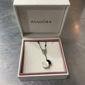 Pandora drop pendant necklace .925