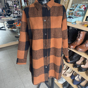 RD Style plaid shacket S