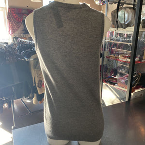 J Crew argyle cashmere sweater vest M