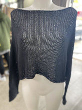 Load image into Gallery viewer, 10Days open knit crop sweater S
