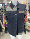 Desigual denim/knit jacket 44
