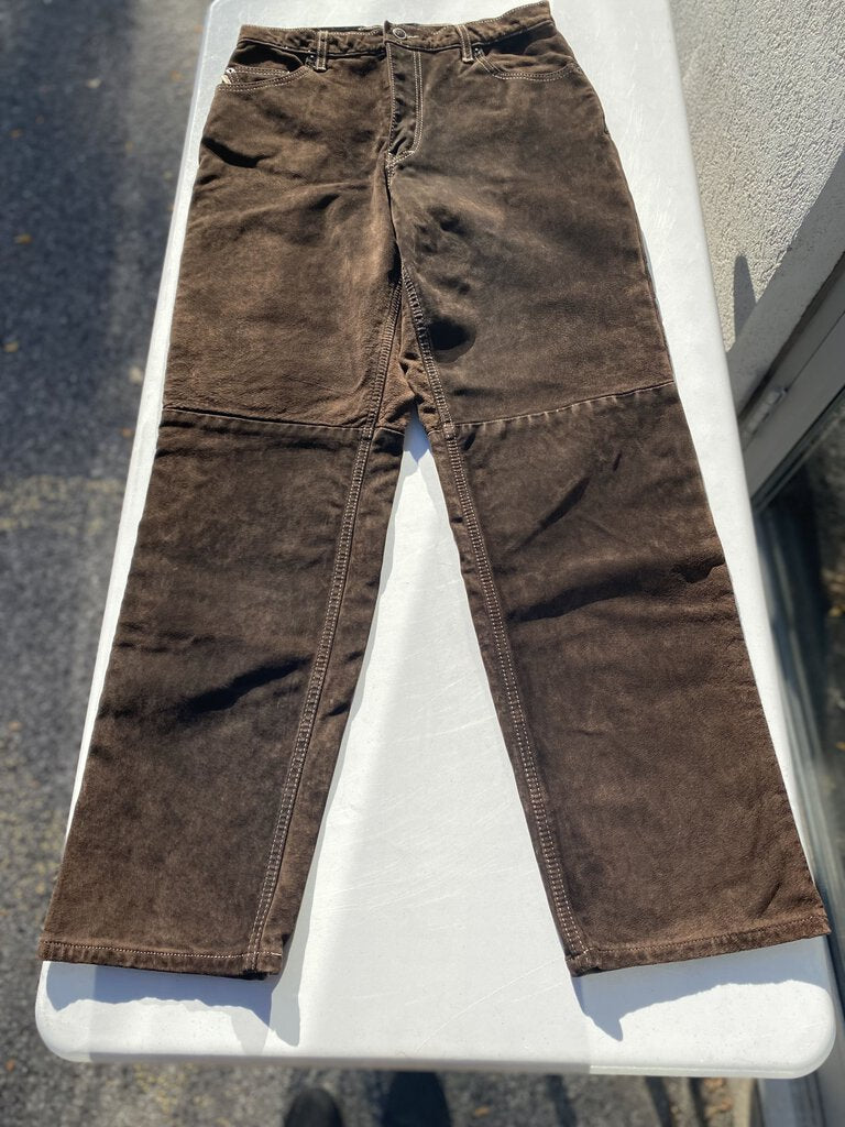 Skotts Suede vintage machine washable suede pants 32 (fits more M)