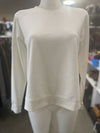 J Crew crewneck w eyelet back S