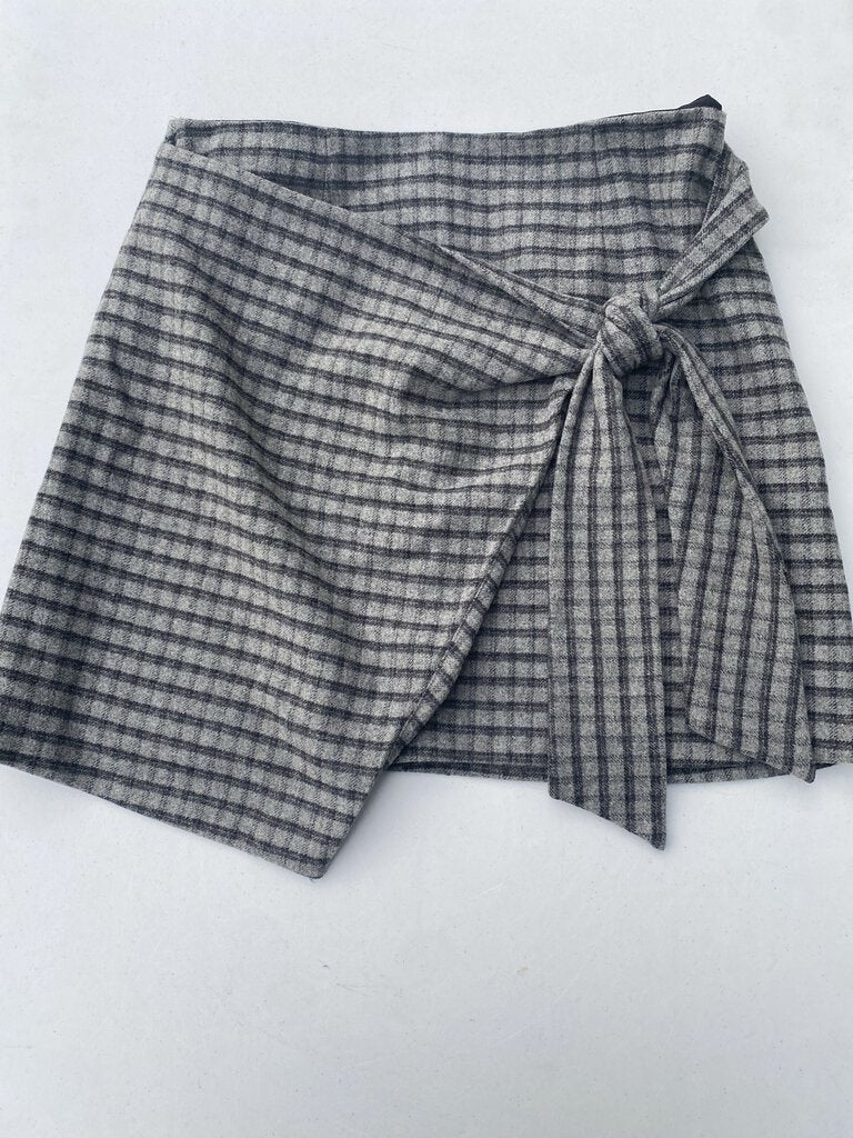 Wilfred knotted plaid skirt 8