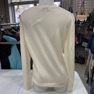 Reiss silk front wool light sweater M