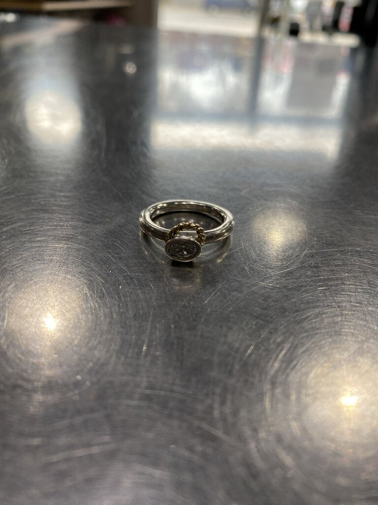 Pandora clear stone ring