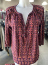 Lucky Brand multi print top L