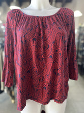 Load image into Gallery viewer, Michael Kors paisley top XL
