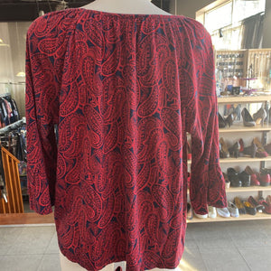 Michael Kors paisley top XL