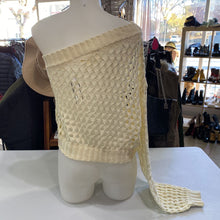 Load image into Gallery viewer, Maeve open knit one shoulder sweater O/S
