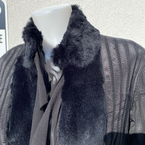 Sheri Bodell shearling fur coat M NWT